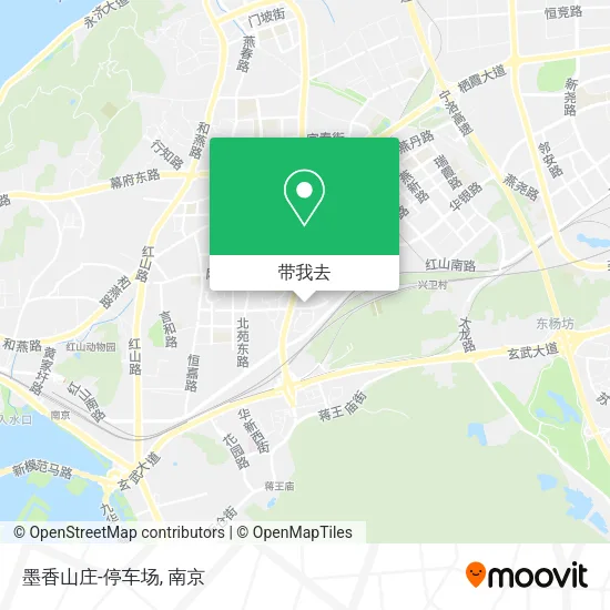 墨香山庄-停车场地图