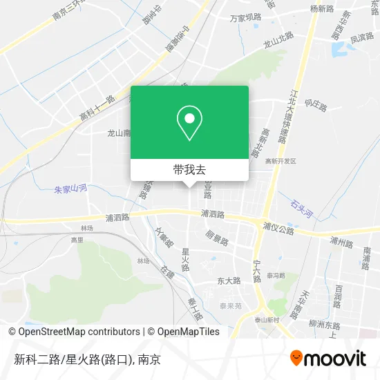 新科二路/星火路(路口)地图