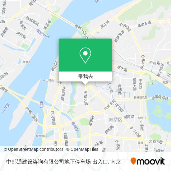 中邮通建设咨询有限公司地下停车场-出入口地图