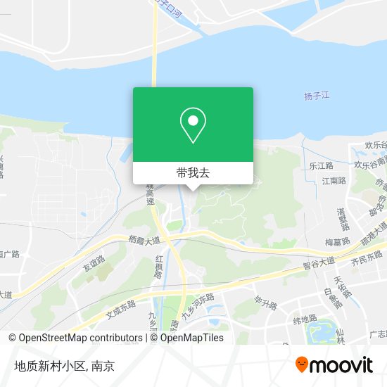 地质新村小区地图