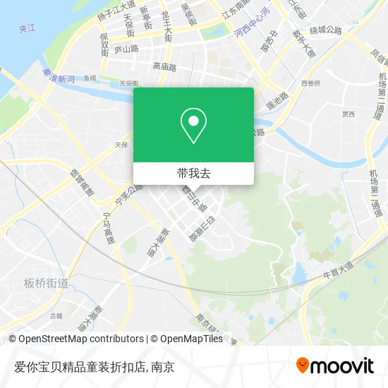 爱你宝贝精品童装折扣店地图