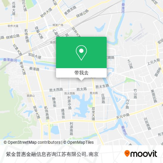 紫金普惠金融信息咨询江苏有限公司地图