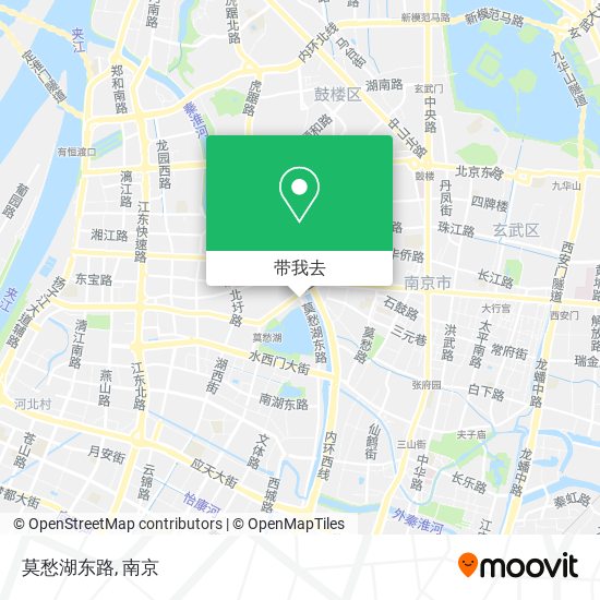 莫愁湖东路地图