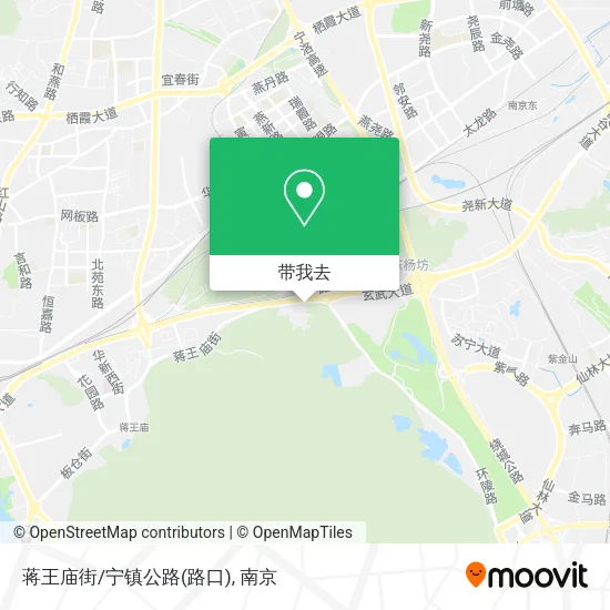 蒋王庙街/宁镇公路(路口)地图