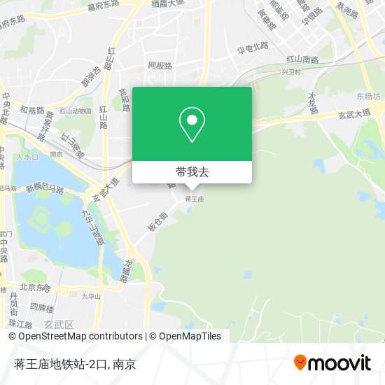 蒋王庙地铁站-2口地图