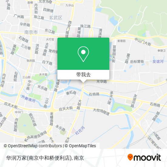华润万家(南京中和桥便利店)地图