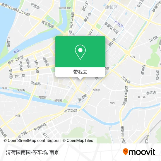 清荷园南园-停车场地图