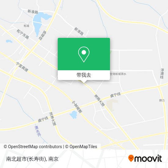 南北超市(长寿街)地图