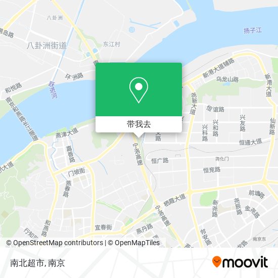 南北超市地图