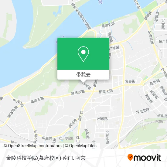 金陵科技学院(幕府校区)-南门地图