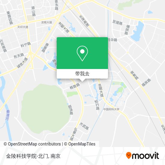 金陵科技学院-北门地图