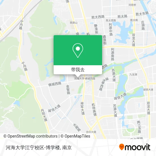 河海大学江宁校区-博学楼地图
