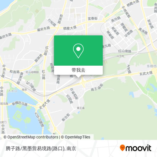 腾子路/黑墨营易境路(路口)地图