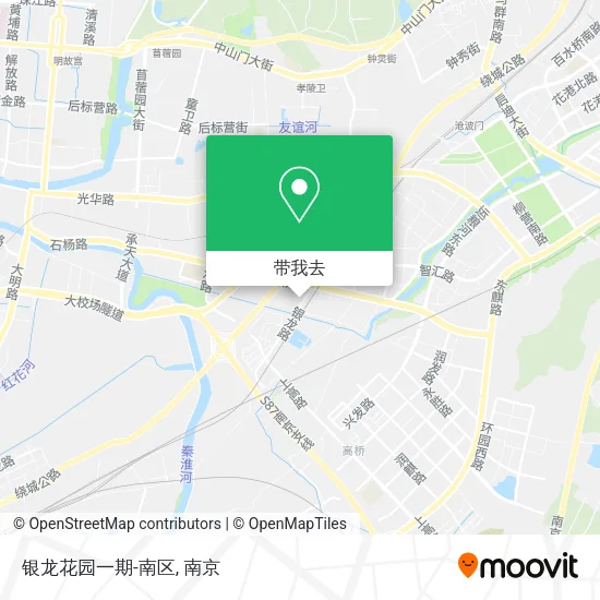 银龙花园一期-南区地图