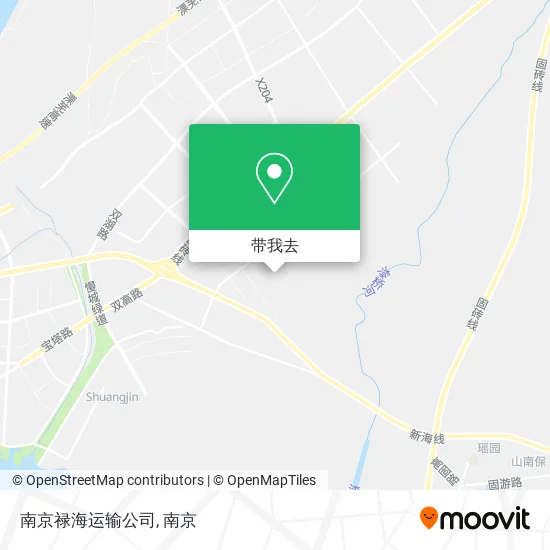 南京禄海运输公司地图