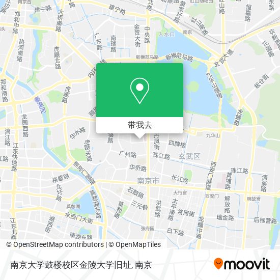 南京大学鼓楼校区金陵大学旧址地图