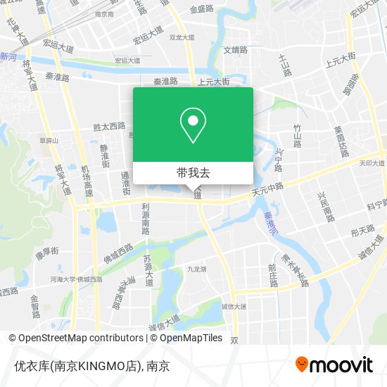 优衣库(南京KINGMO店)地图