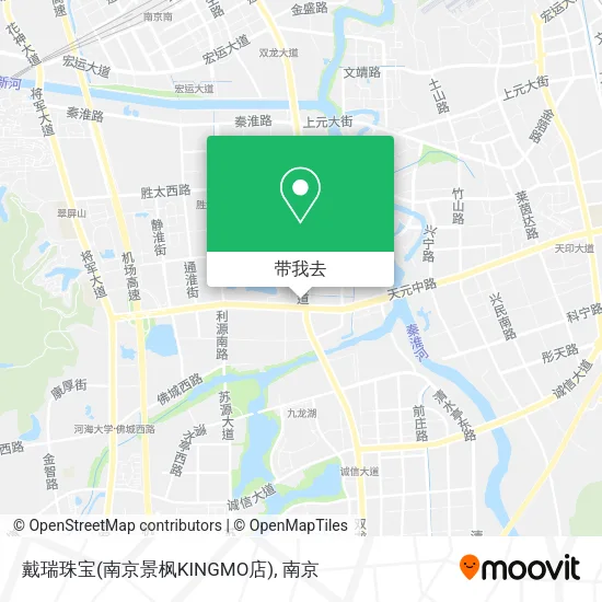 戴瑞珠宝(南京景枫KINGMO店)地图