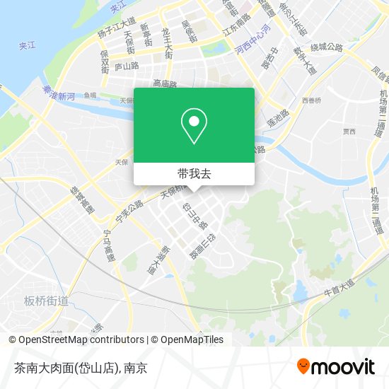 茶南大肉面(岱山店)地图