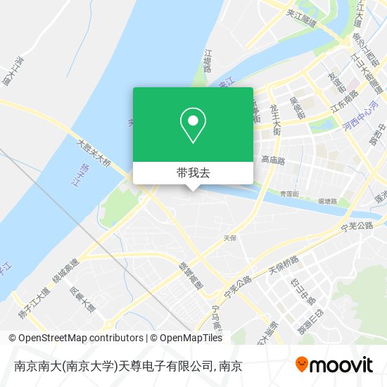 南京南大(南京大学)天尊电子有限公司地图