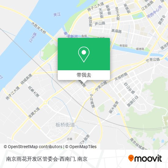 南京雨花开发区管委会-西南门地图
