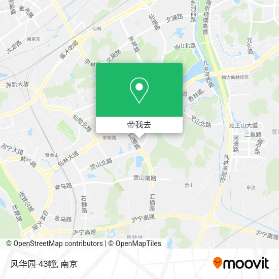 风华园-43幢地图