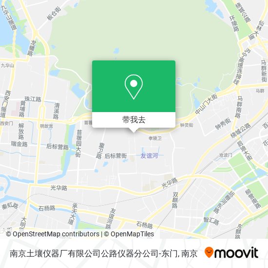 南京土壤仪器厂有限公司公路仪器分公司-东门地图