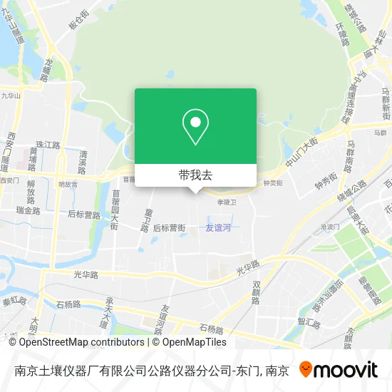 南京土壤仪器厂有限公司公路仪器分公司-东门地图