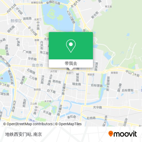 地铁西安门站地图