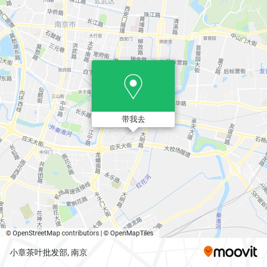 小章茶叶批发部地图