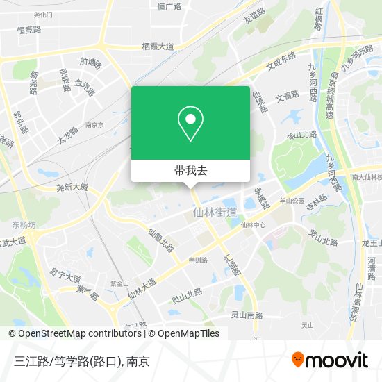 三江路/笃学路(路口)地图