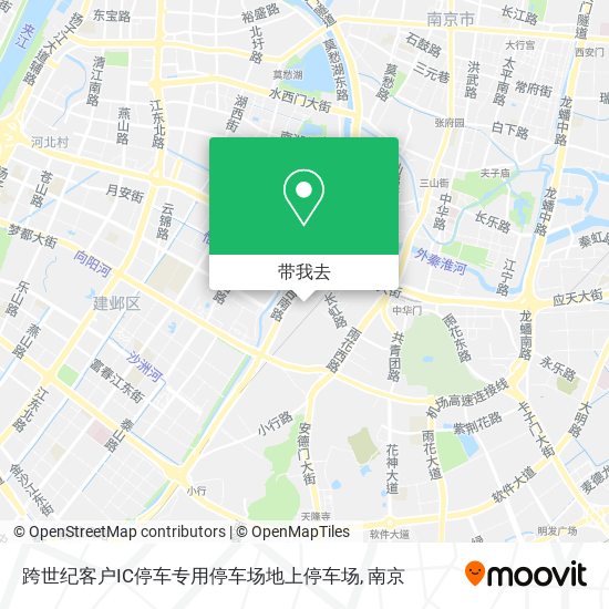 跨世纪客户IC停车专用停车场地上停车场地图