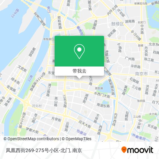 凤凰西街269-275号小区-北门地图