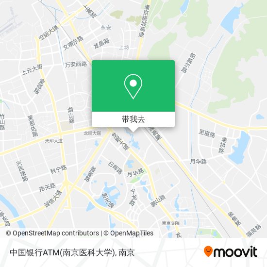 中国银行ATM(南京医科大学)地图