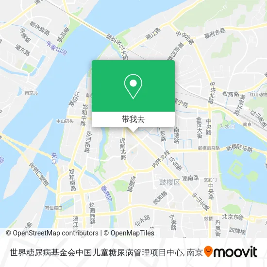 世界糖尿病基金会中国儿童糖尿病管理项目中心地图