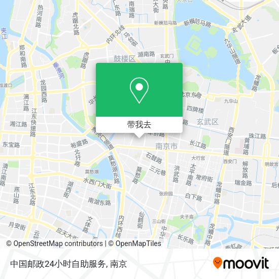 中国邮政24小时自助服务地图