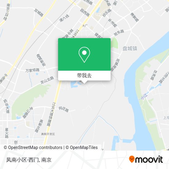 凤南小区-西门地图