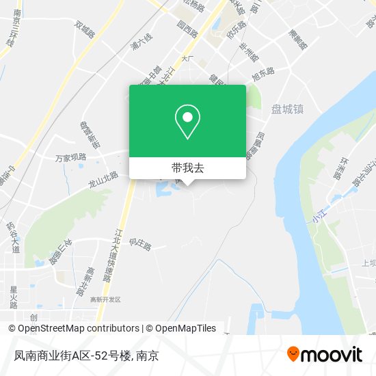 凤南商业街A区-52号楼地图