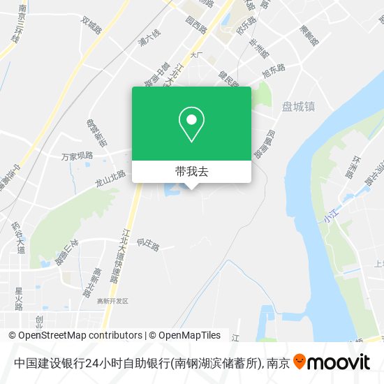 中国建设银行24小时自助银行(南钢湖滨储蓄所)地图