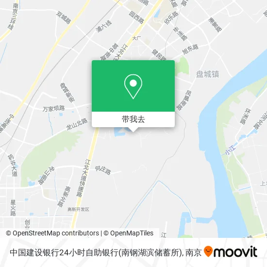 中国建设银行24小时自助银行(南钢湖滨储蓄所)地图