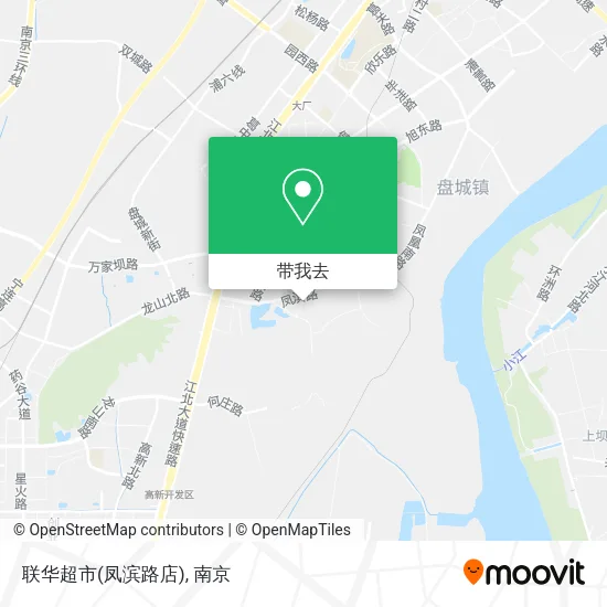 联华超市(凤滨路店)地图