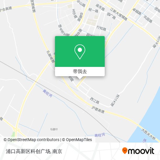 浦口高新区科创广场地图