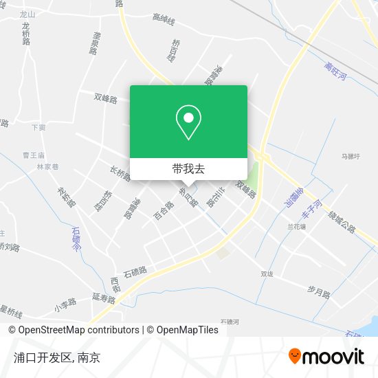 浦口开发区地图
