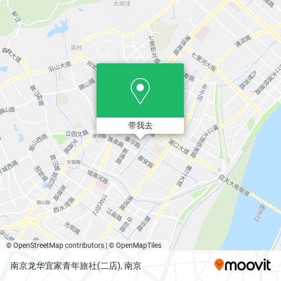 南京龙华宜家青年旅社(二店)地图