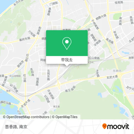 墨香路地图