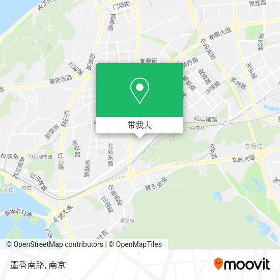 墨香南路地图