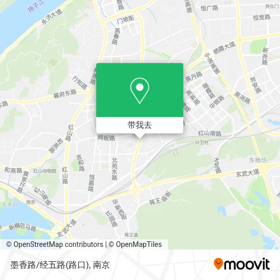 墨香路/经五路(路口)地图