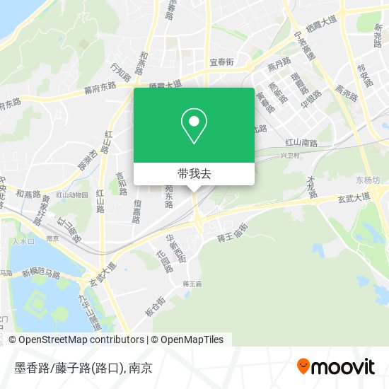 墨香路/藤子路(路口)地图