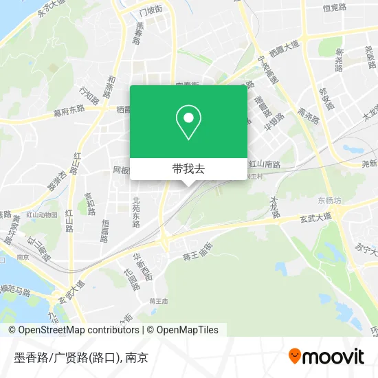墨香路/广贤路(路口)地图