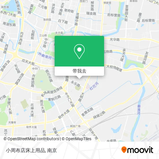 小周布店床上用品地图